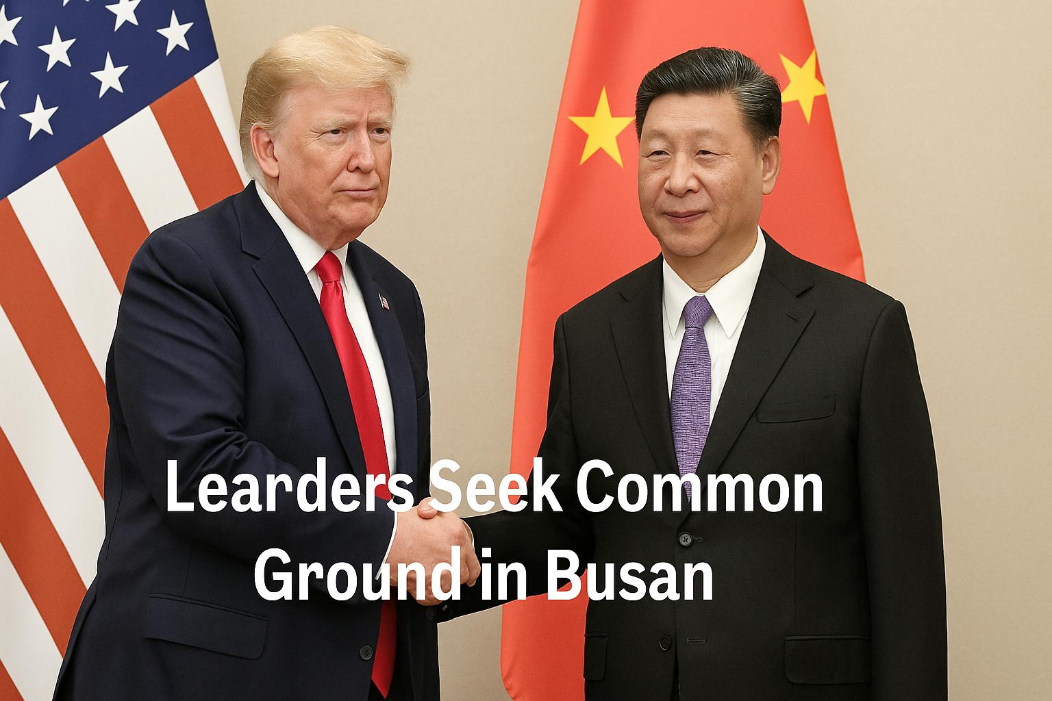 Trump and Xi conclude Busan meeting with signs of US-China trade thaw