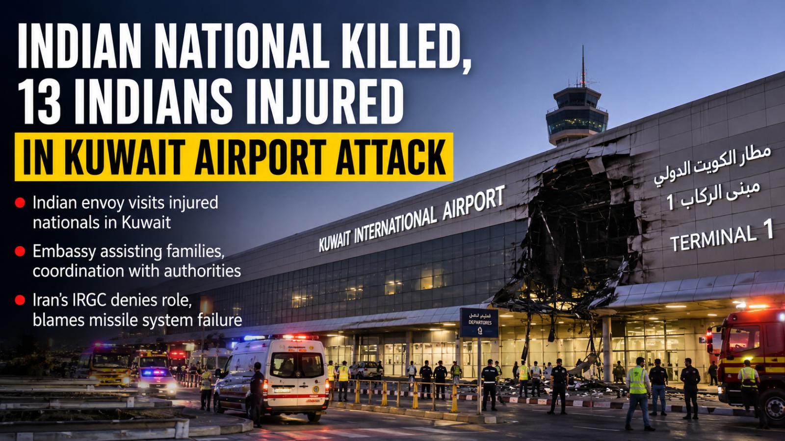 Indian Envoy Visits Injured Indians After Kuwait Airport Attack