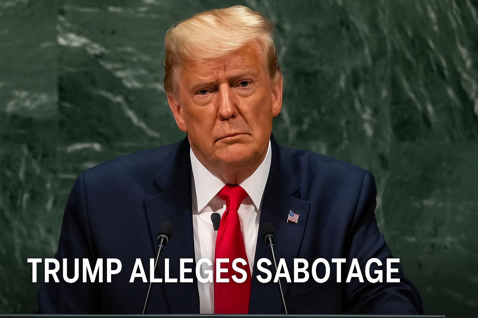 Trump orders Secret Service probe into alleged triple sabotage at the UN