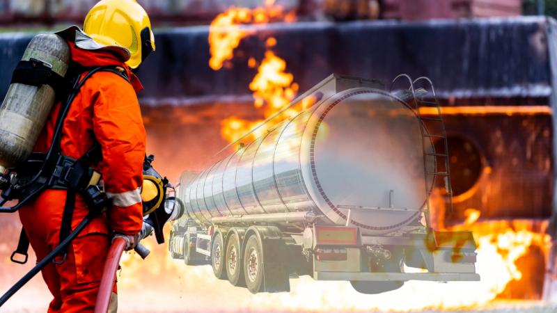 Fuel tanker overturns on I-270 causing massive fire and closures in northeast Columbus