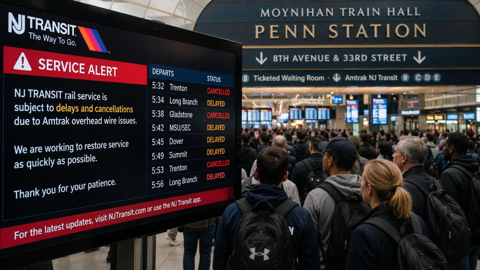 NJ Transit World Cup Travel Concerns Grow After Penn Station Delays