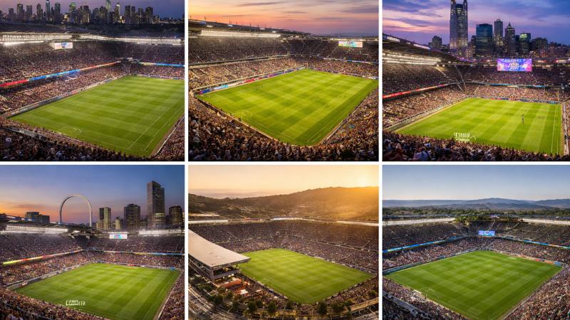 Six U.S. Cities Selected to Host Soccer Matches for LA 2028 Olympics
