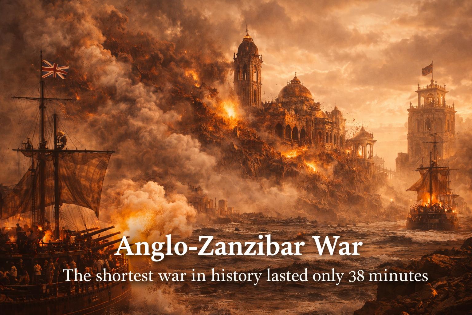 The shortest war in history lasted just 38 minutes in 1896