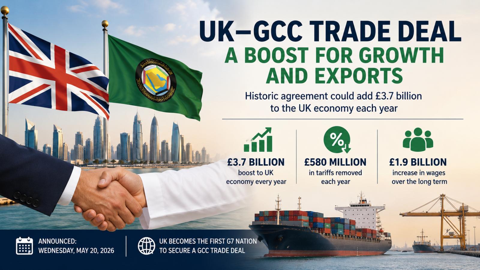 UK GCC Trade Deal Could Add £3.7 Billion as Tariffs Fall
