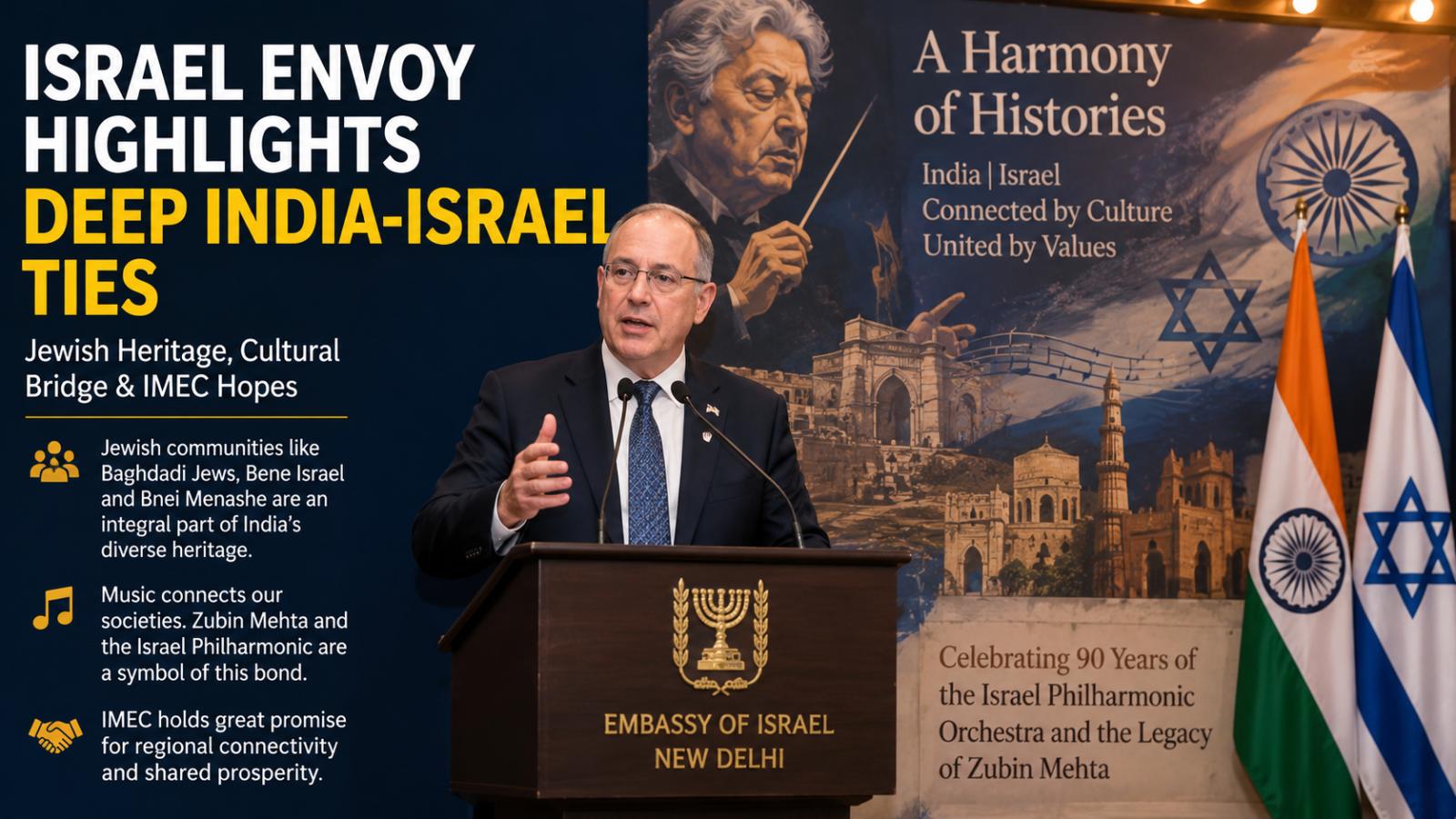 Israel Envoy Highlights Deep India-Israel Ties at Delhi Event