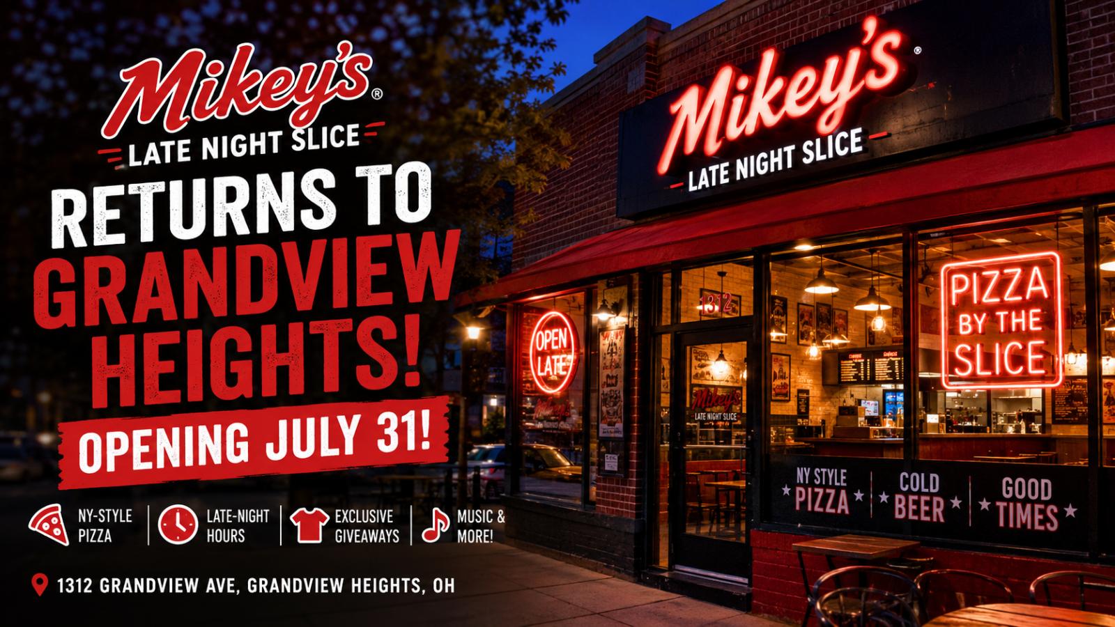Mikey’s Late Night Slice returns to Grandview Heights