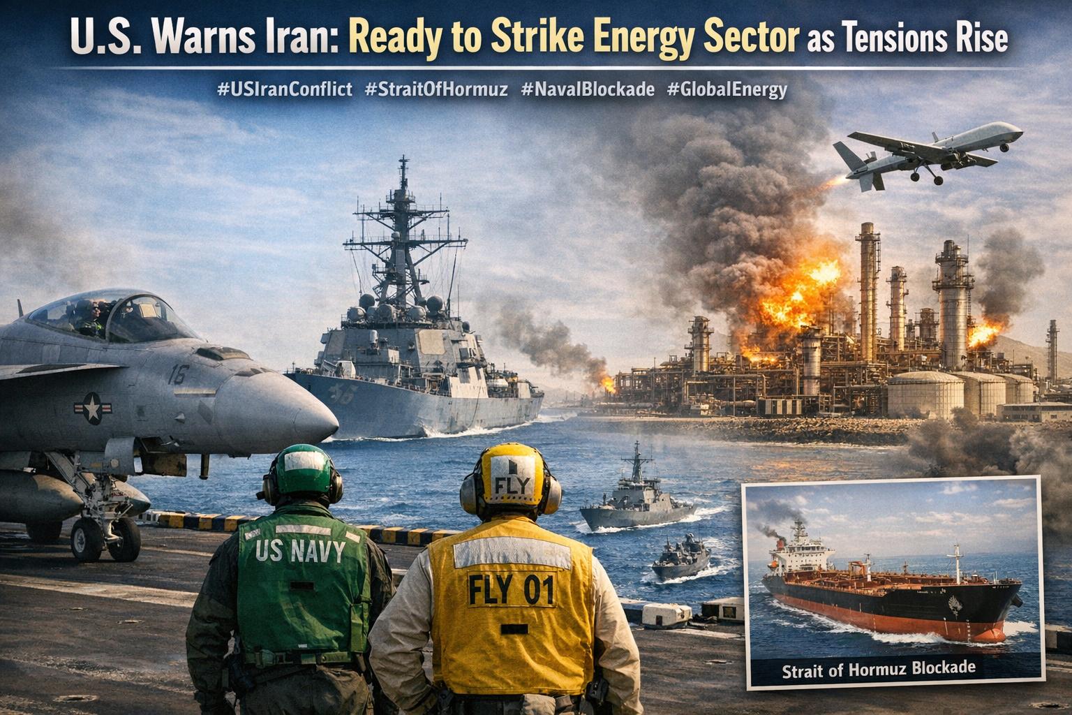 US signals readiness to strike Iran energy sector amid ceasefire tensions