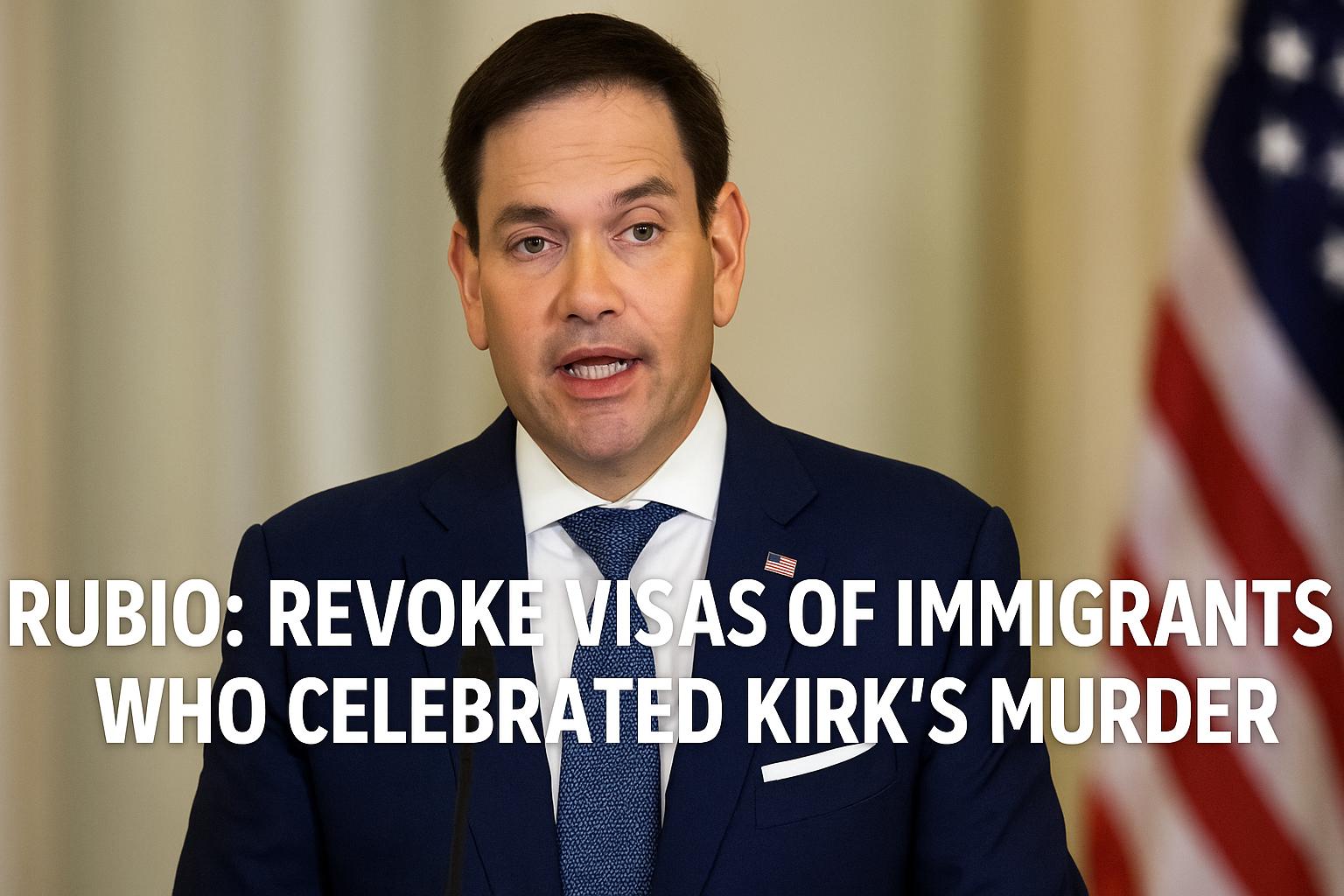 Marco Rubio warns visa revocations for immigrants celebrating Charlie Kirk’s murder