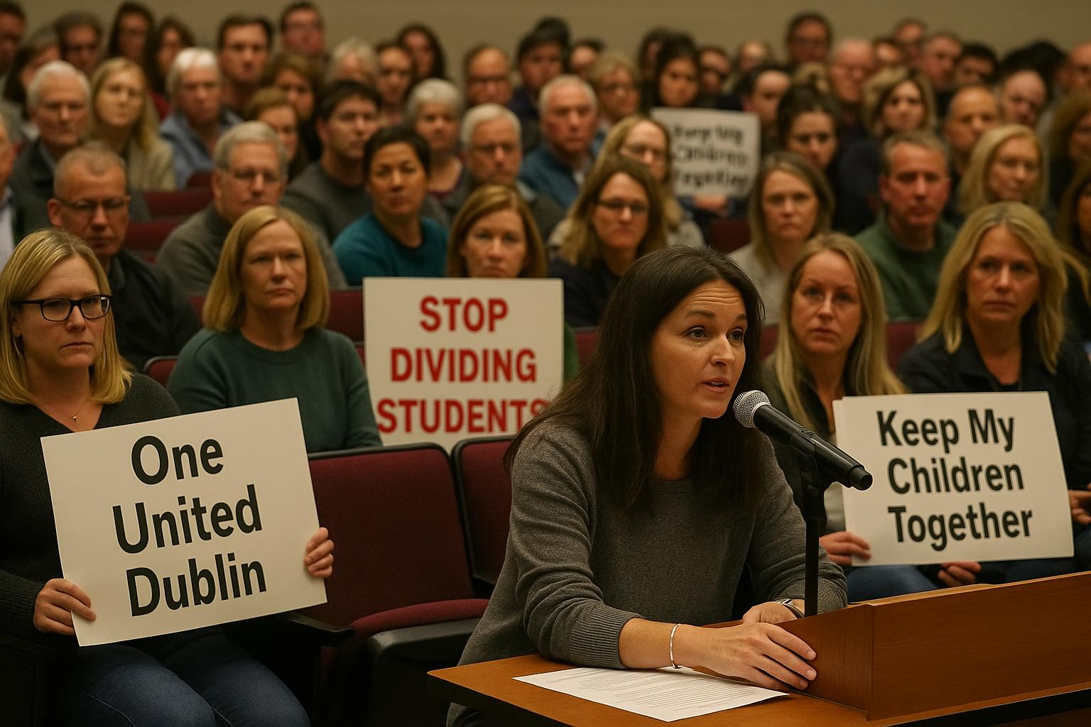 Dublin parents voice frustration over redistricting plans in school meetings