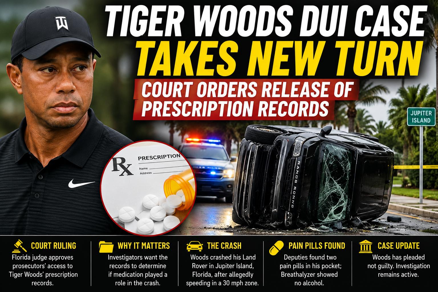 Tiger Woods DUI Case Takes New Turn After Court Ruling