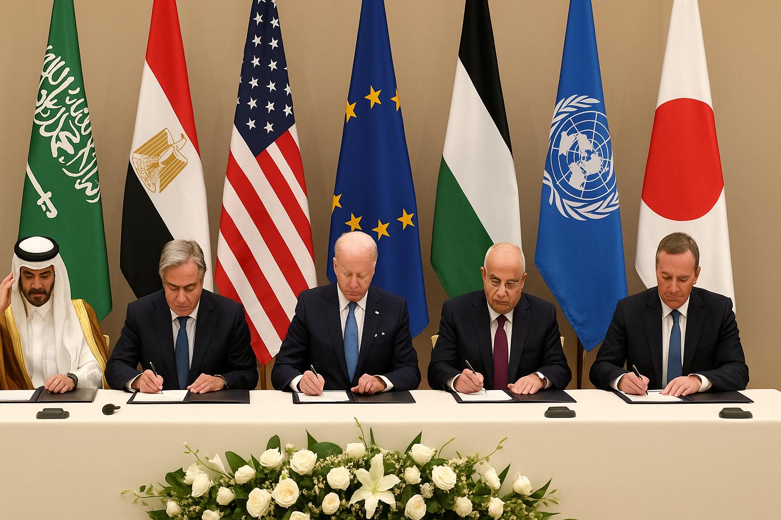 Gaza Peace Summit: Ceasefire Signed, Leaders Hail Historic Moment in Middle East