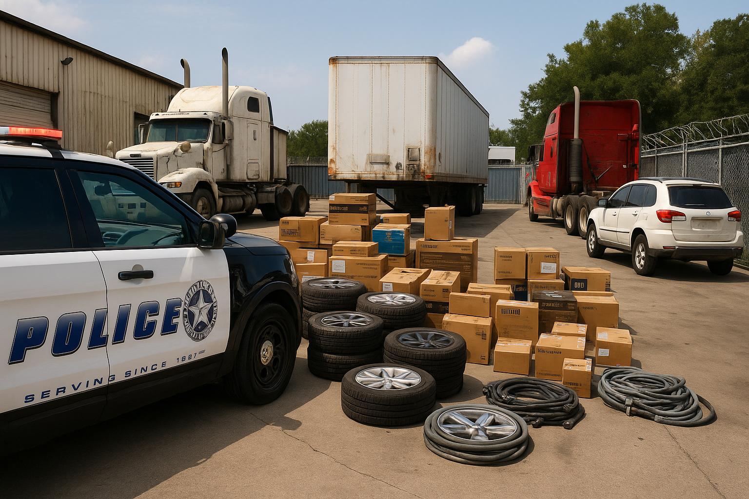 Dallas police dismantle major cargo theft ring and recover $1M in stolen goods