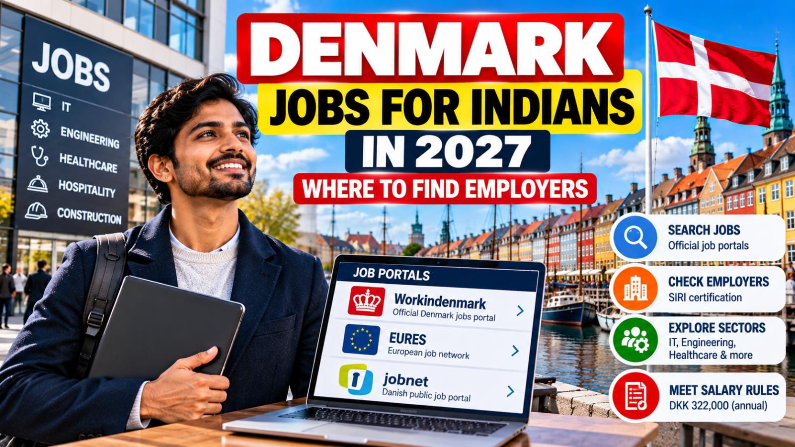 Denmark jobs for Indians in 2027: Where to find employers