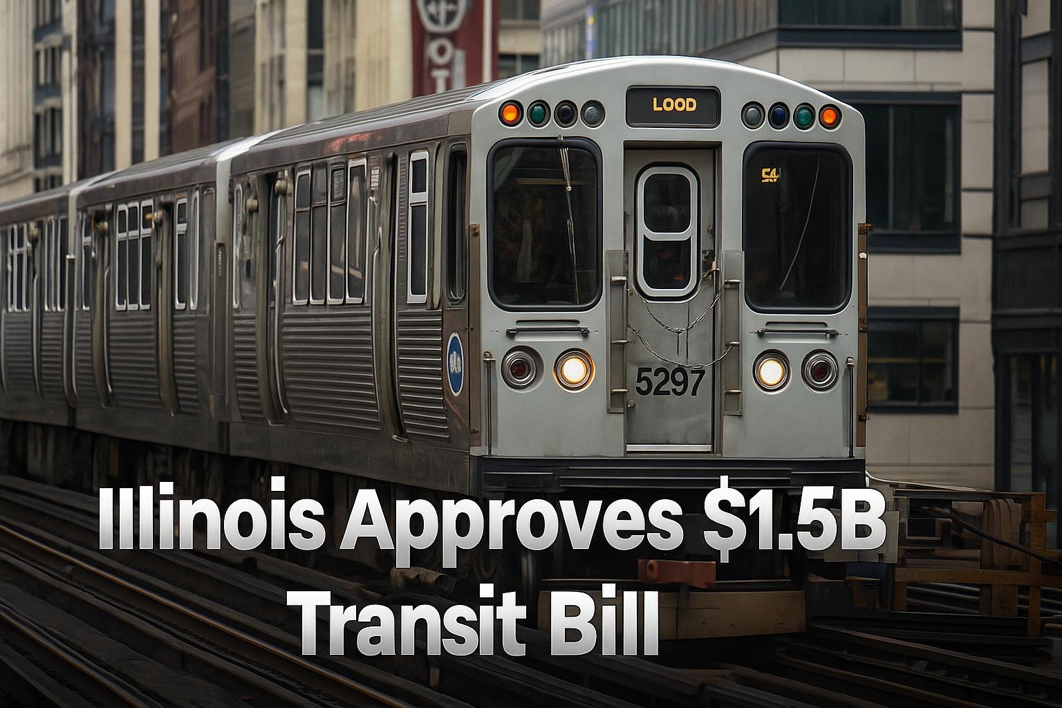 Illinois lawmakers approve $1.5 billion transit funding bill amid budget shortfall