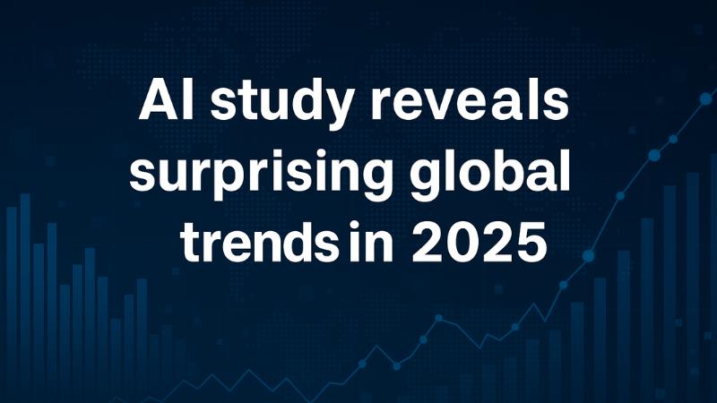 AI study reveals surprising global usage trends in 2025