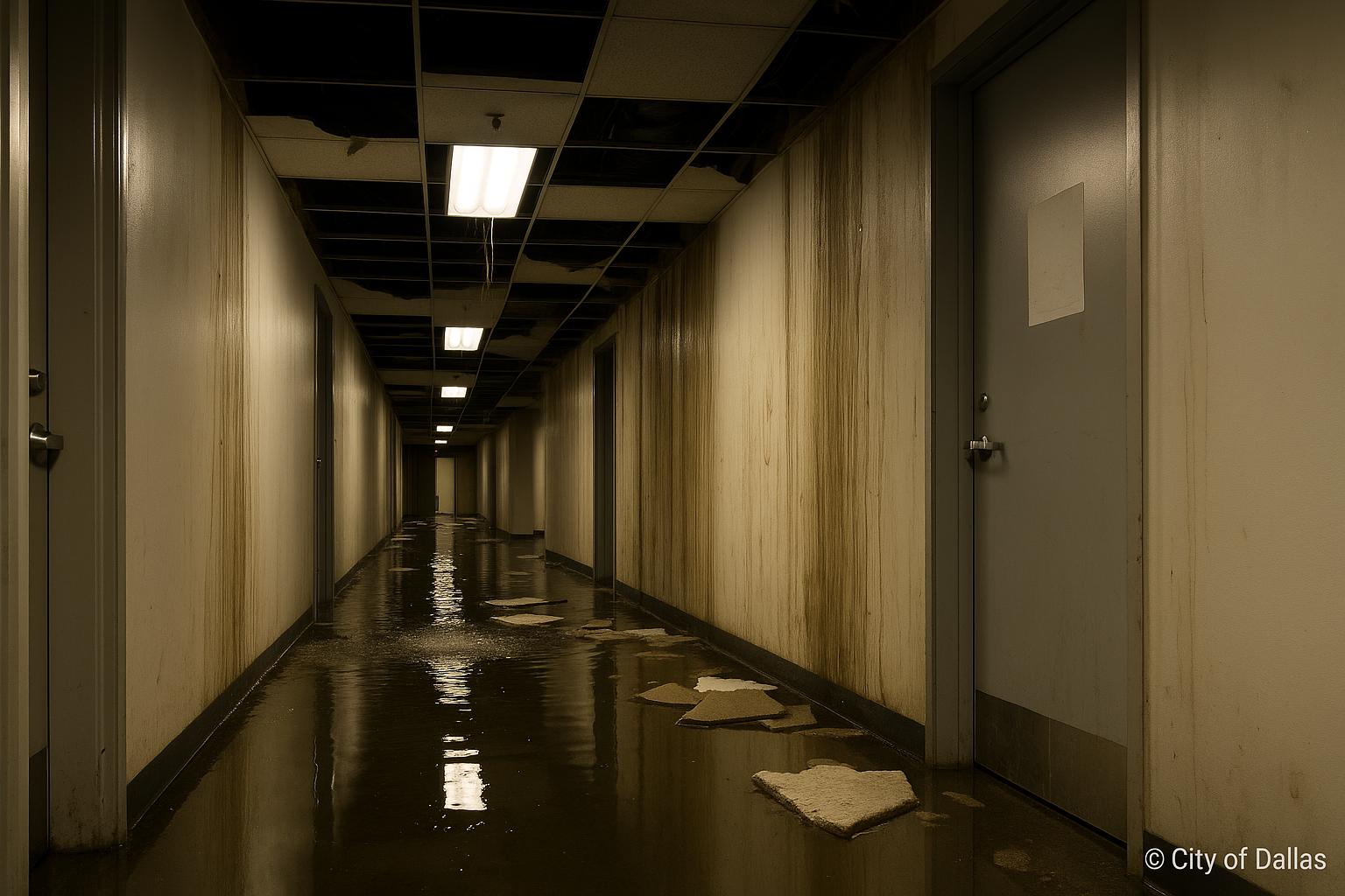 Dallas Mercantile Building residents evacuated after massive water leak causes damage