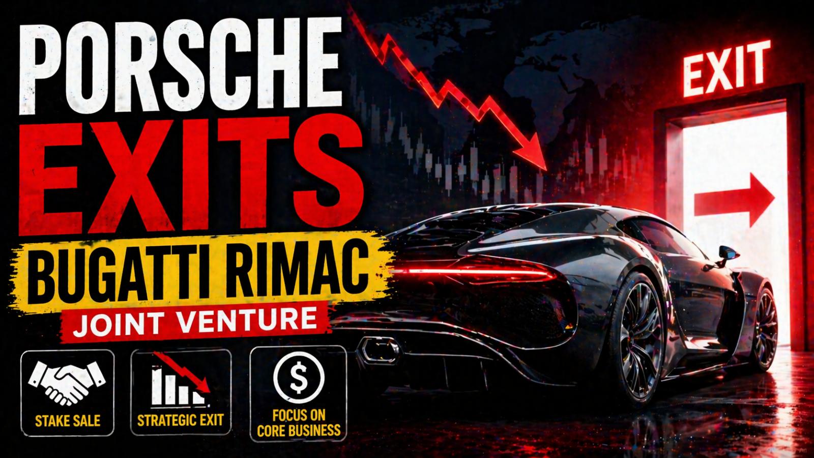 Porsche exits Bugatti Rimac joint venture in strategic stake sale