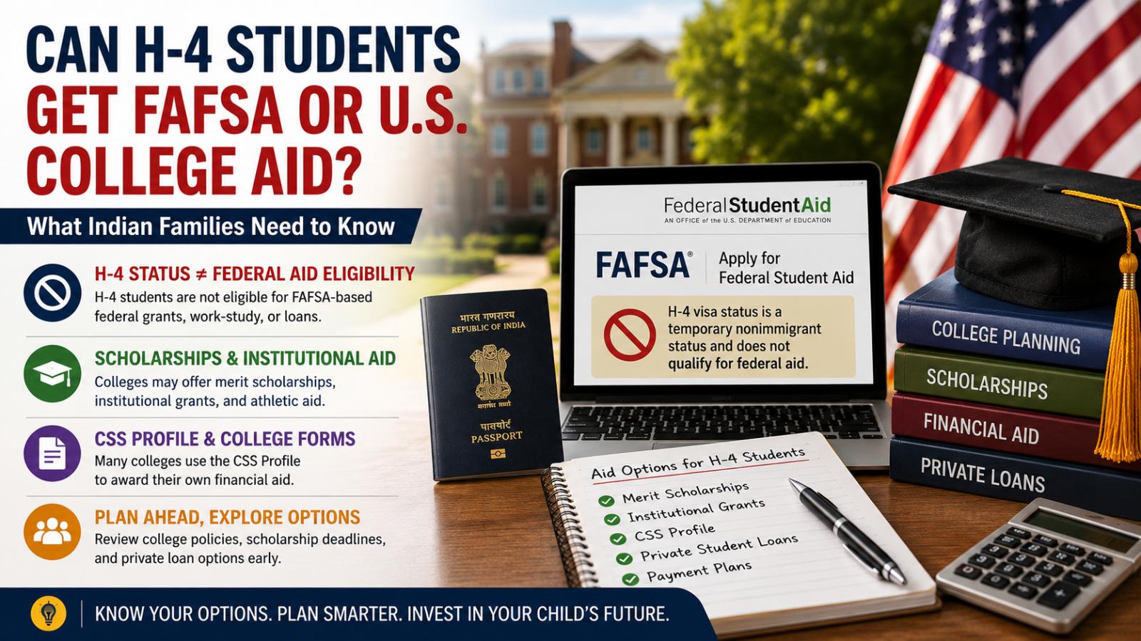 Can H-4 Students Get FAFSA or U.S. College Aid
