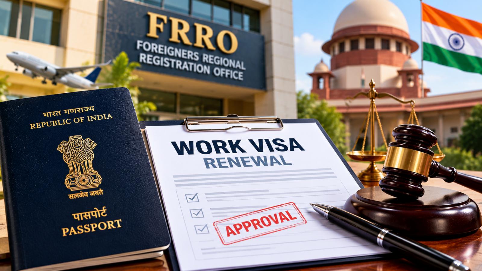 Can Foreign Nationals Renew an Indian Work Visa During a Court Case?