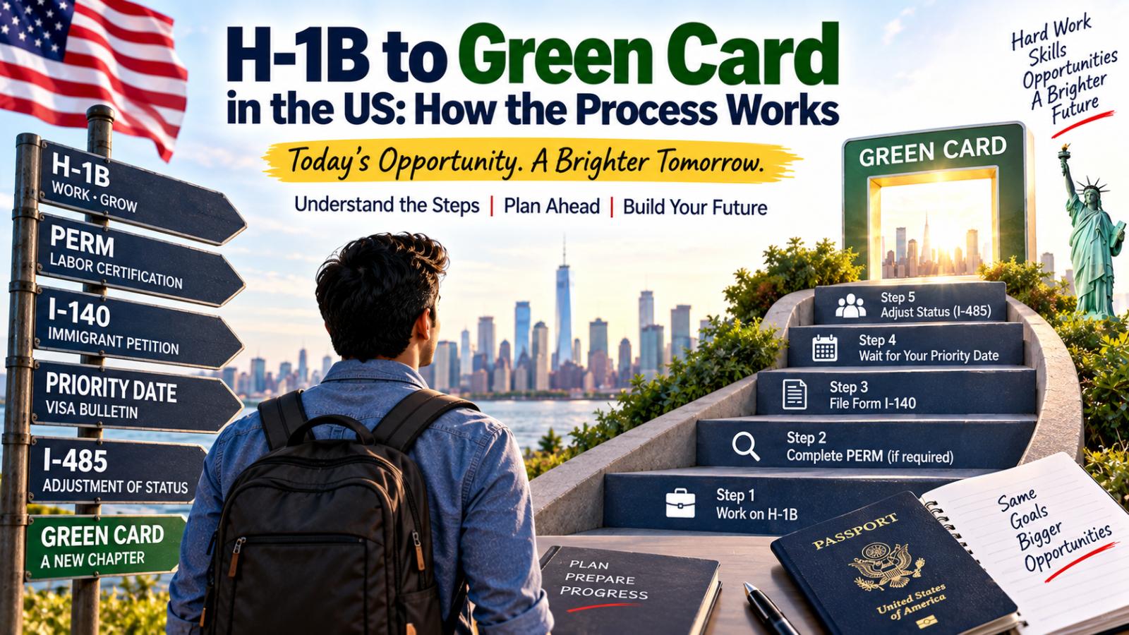 H-1B to Green Card in the US: How the process works