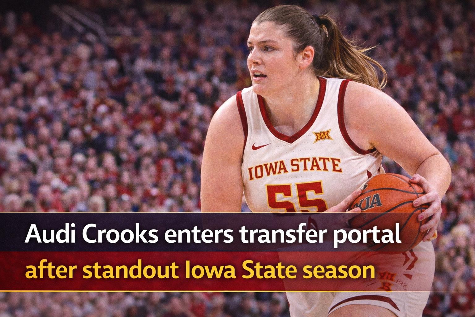 Audi Crooks enters transfer portal after standout Iowa State season