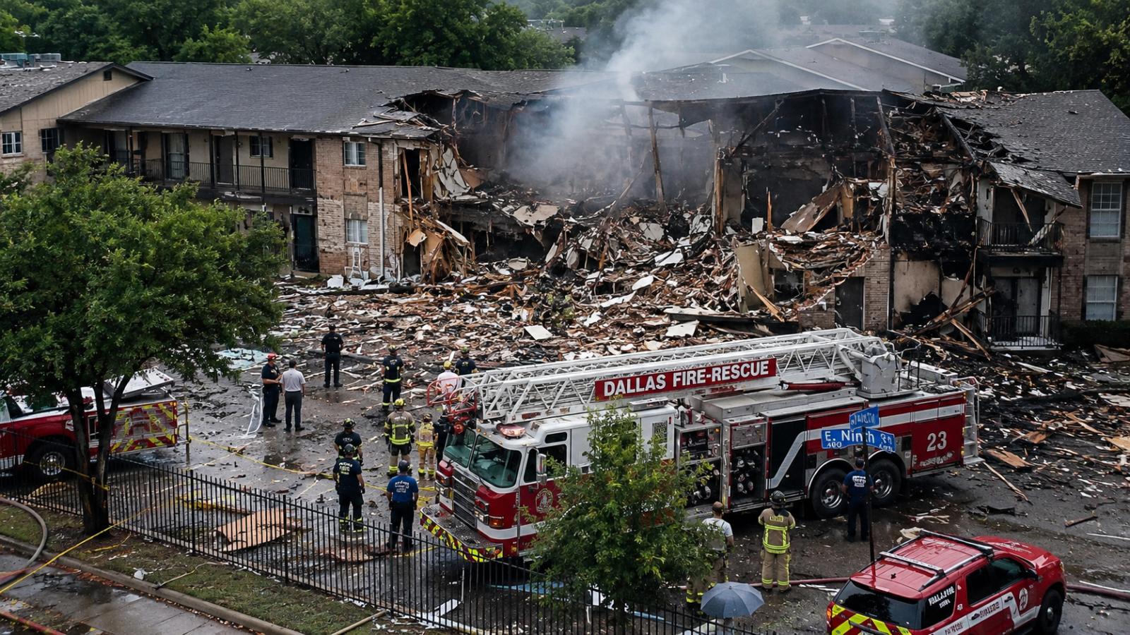 Dallas Apartment Gas Explosion Kills 3 as NTSB Opens Probe