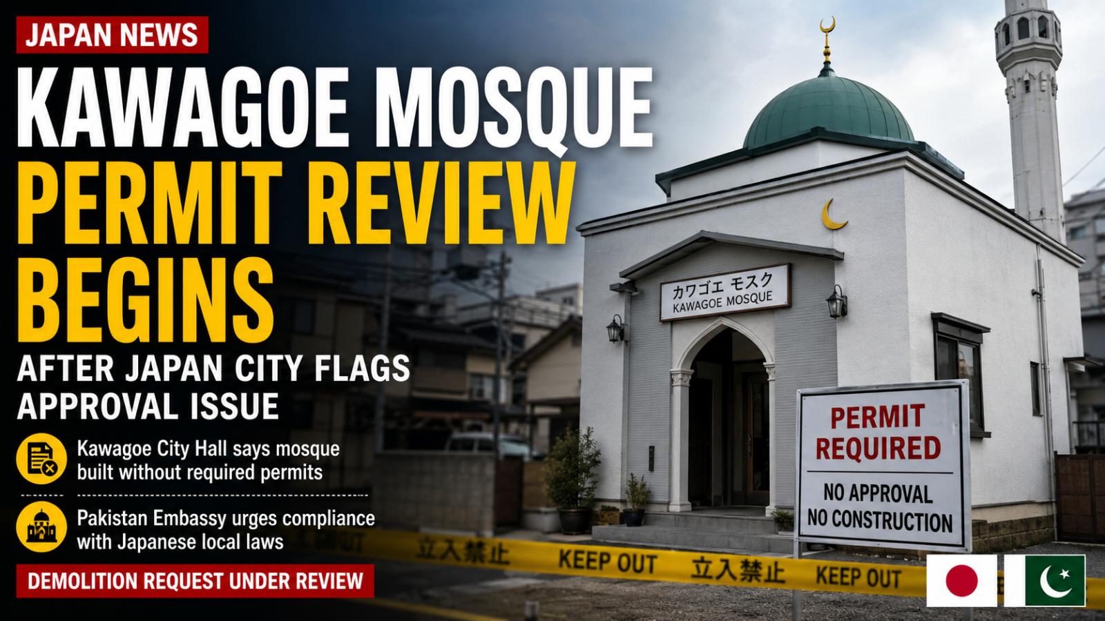Kawagoe Mosque Permit Review Begins After Japan City Flags Approval Issue