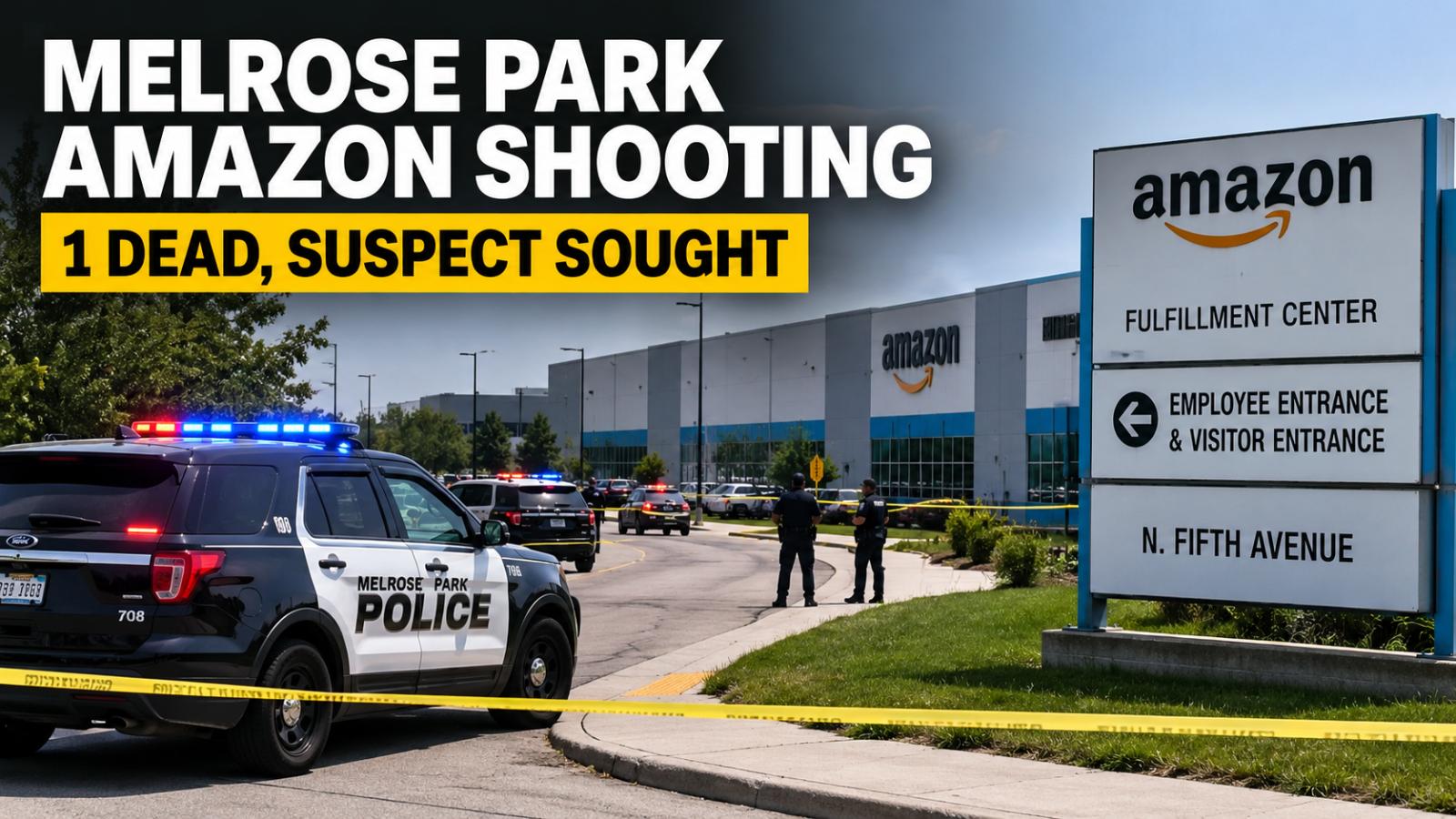 Melrose Park Amazon Shooting Leaves 1 Dead; Suspect Sought