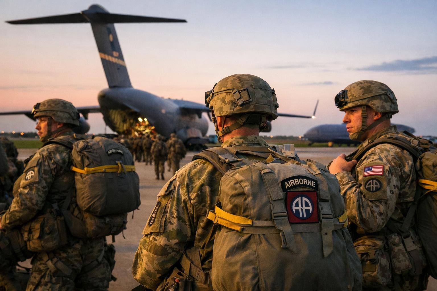 Pentagon plans 82nd Airborne deployment amid rising Iran tensions