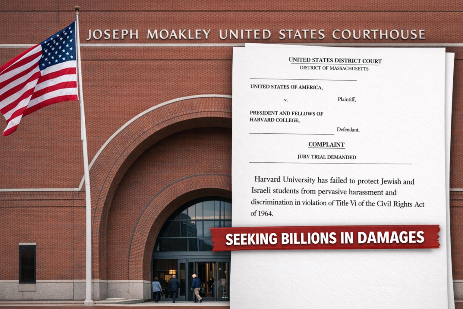 Trump administration sues Harvard over alleged antisemitism violations