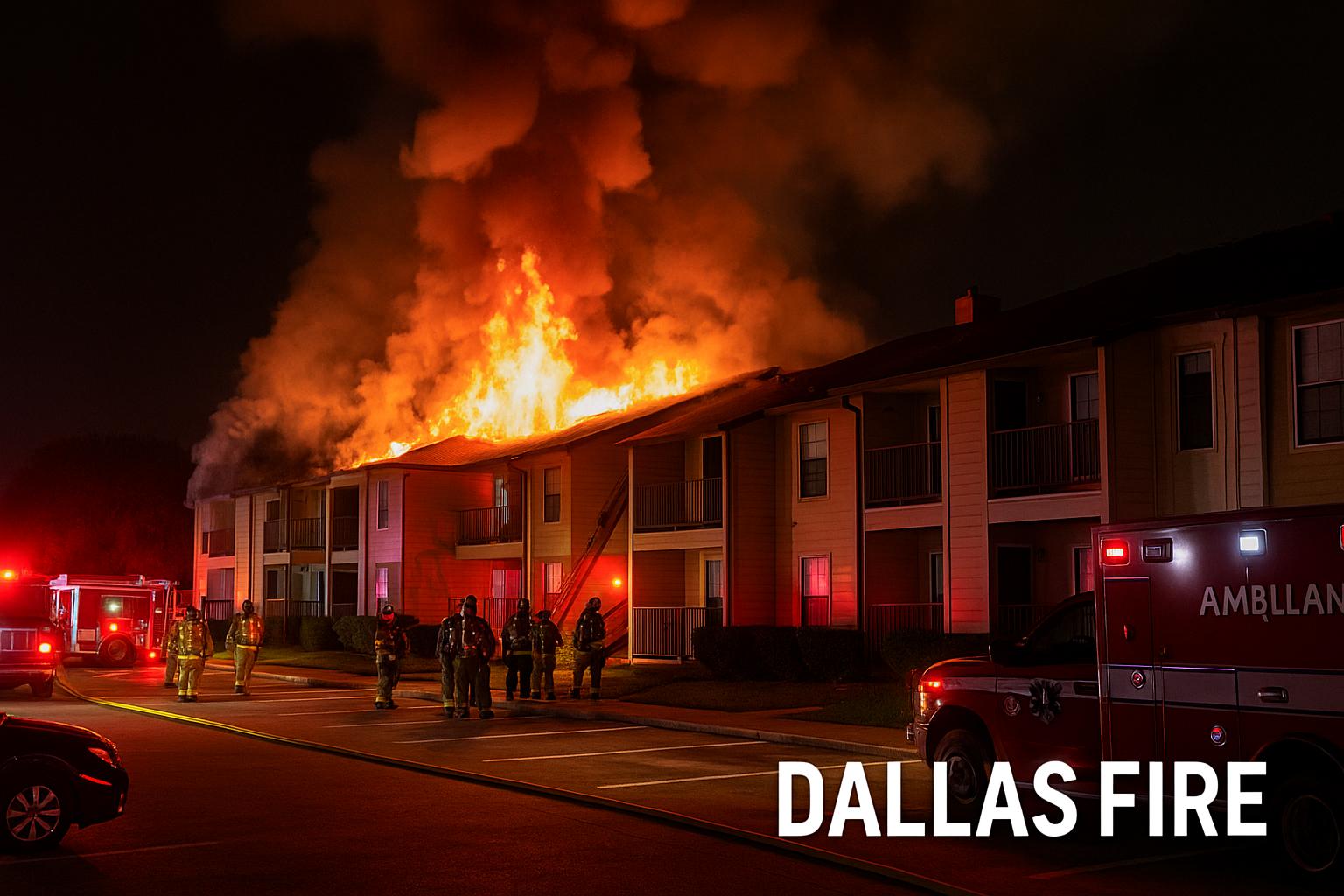 Dallas apartment fire damages complex in far northeast, no injuries reported