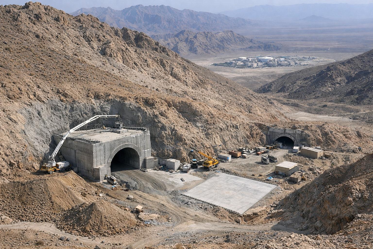 Satellite images show Iran fortifying underground site near Natanz nuclear facility