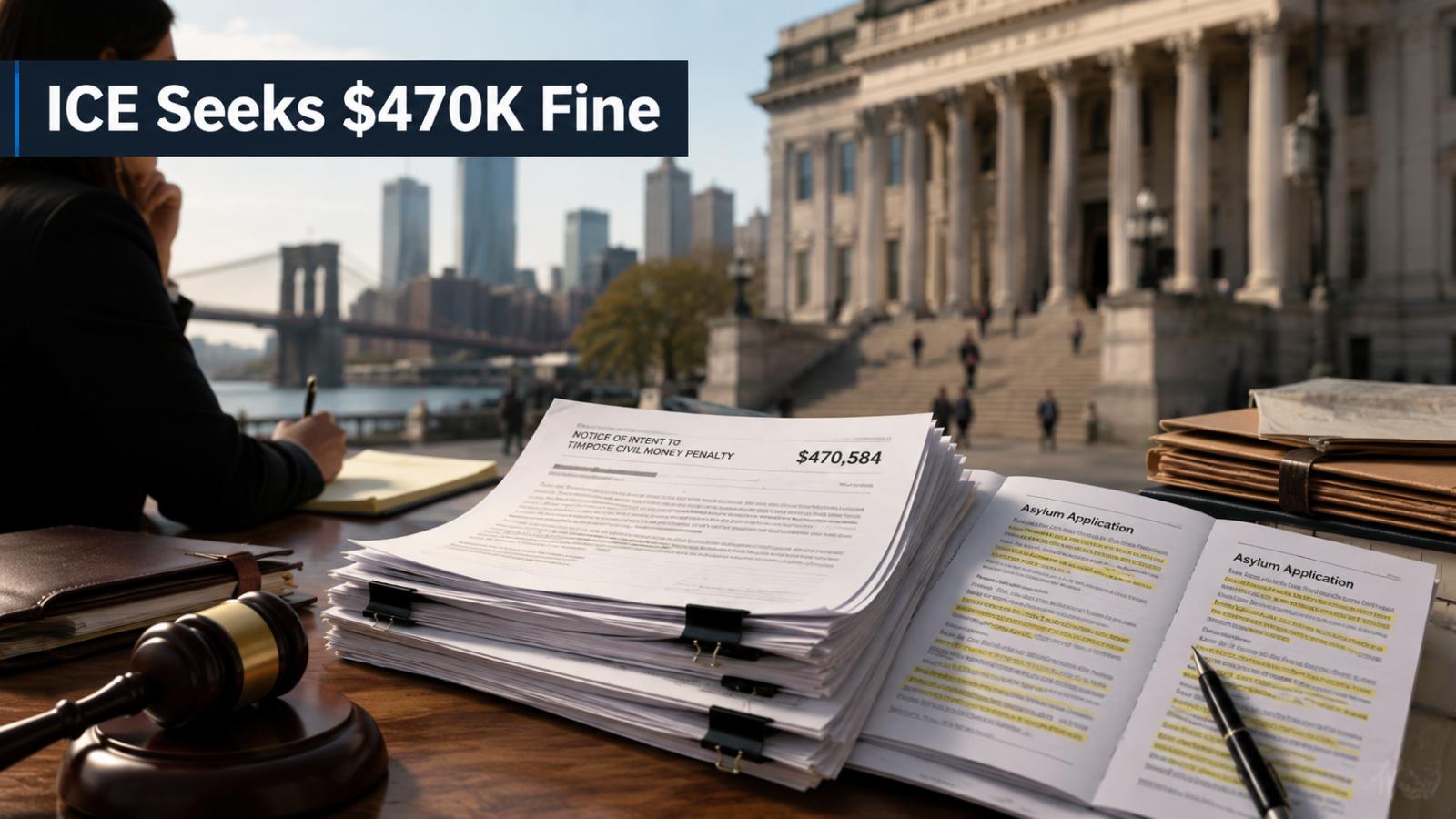 ICE seeks $470,584 fine from New York asylum attorney