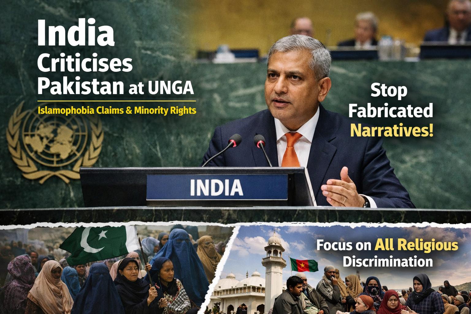 India rebukes Pakistan at UN over Islamophobia claims and minority record