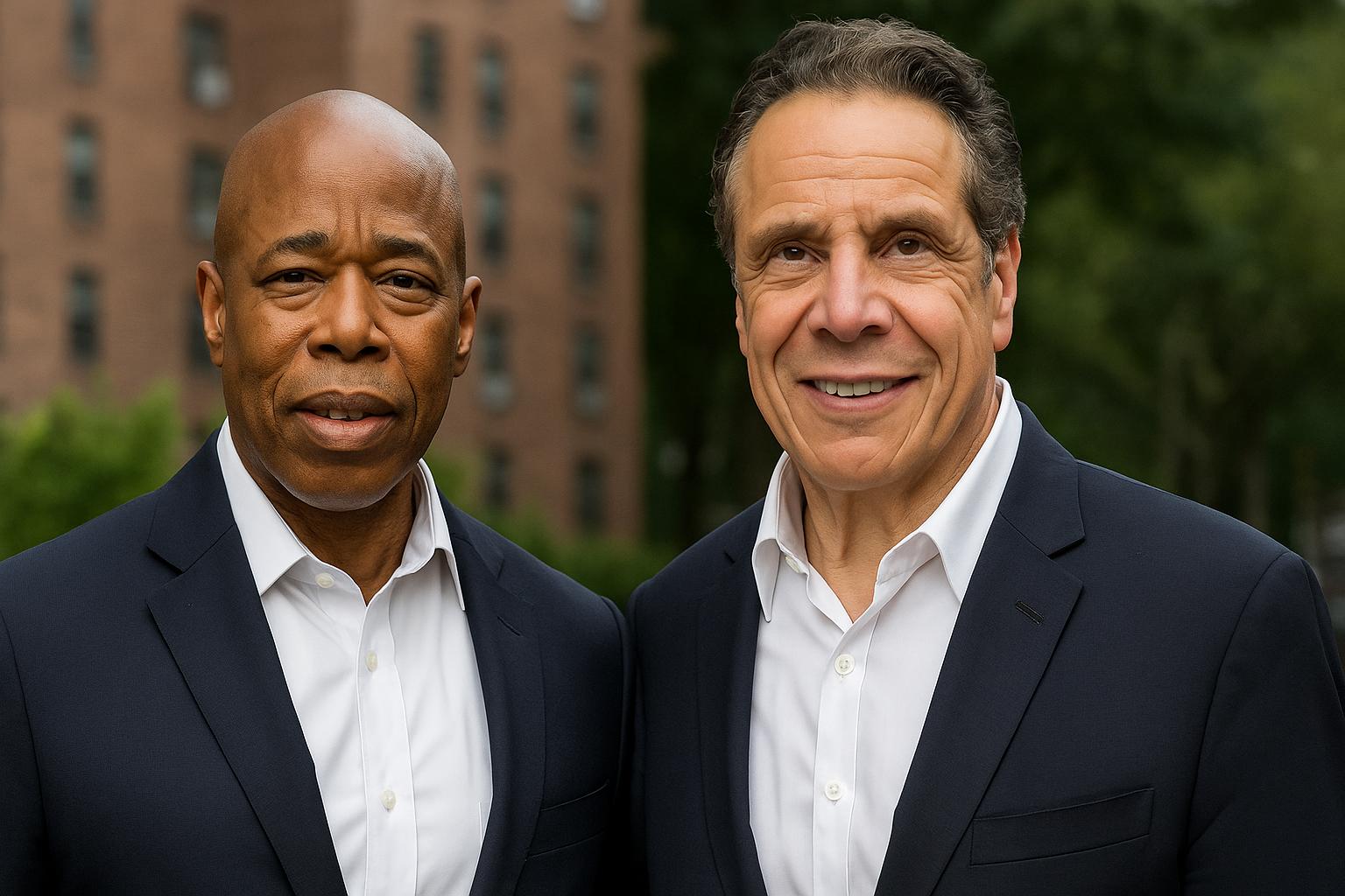 Eric Adams endorses Andrew Cuomo in heated New York City mayoral race