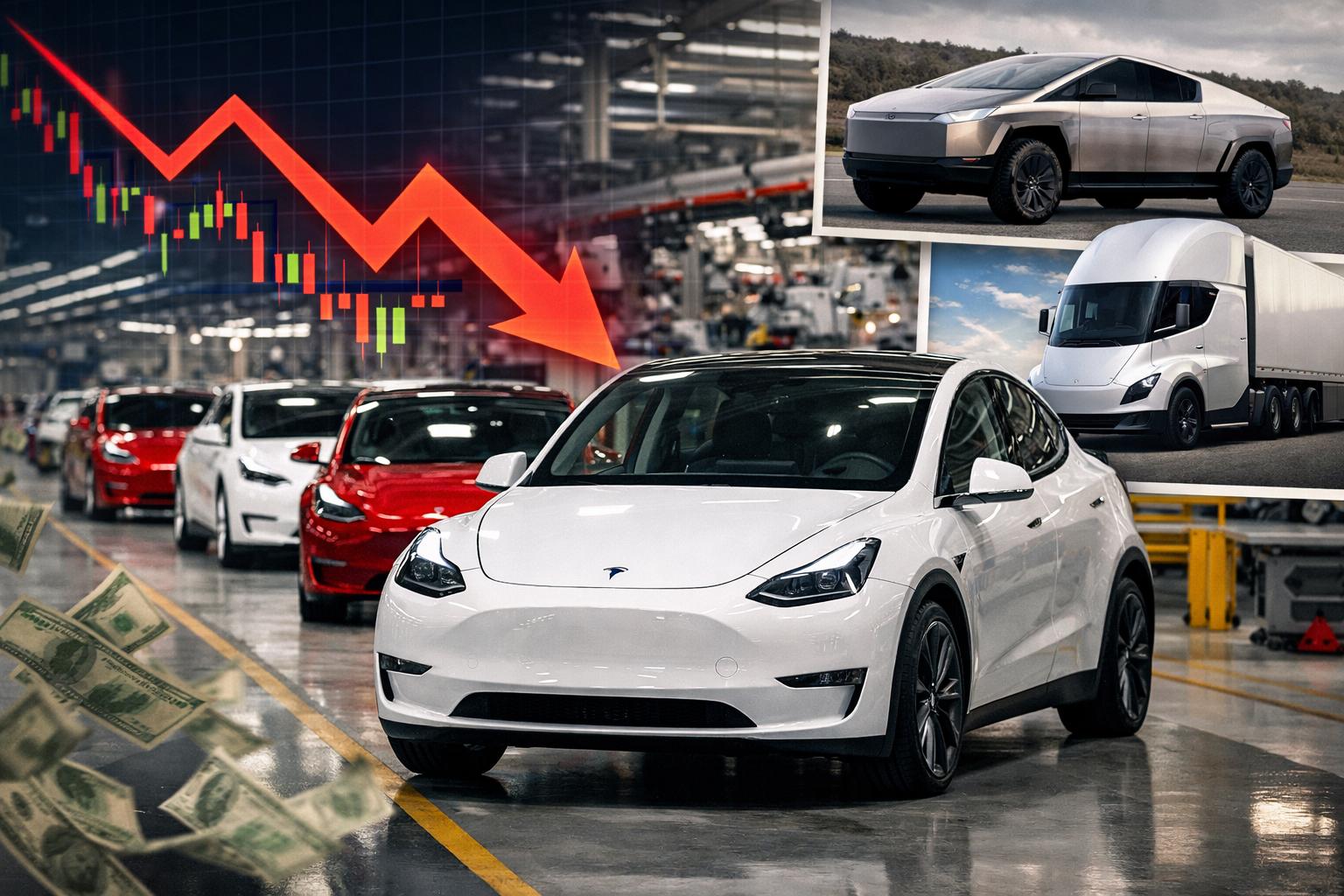 Tesla Q1 2026 deliveries miss estimates as production outpaces demand