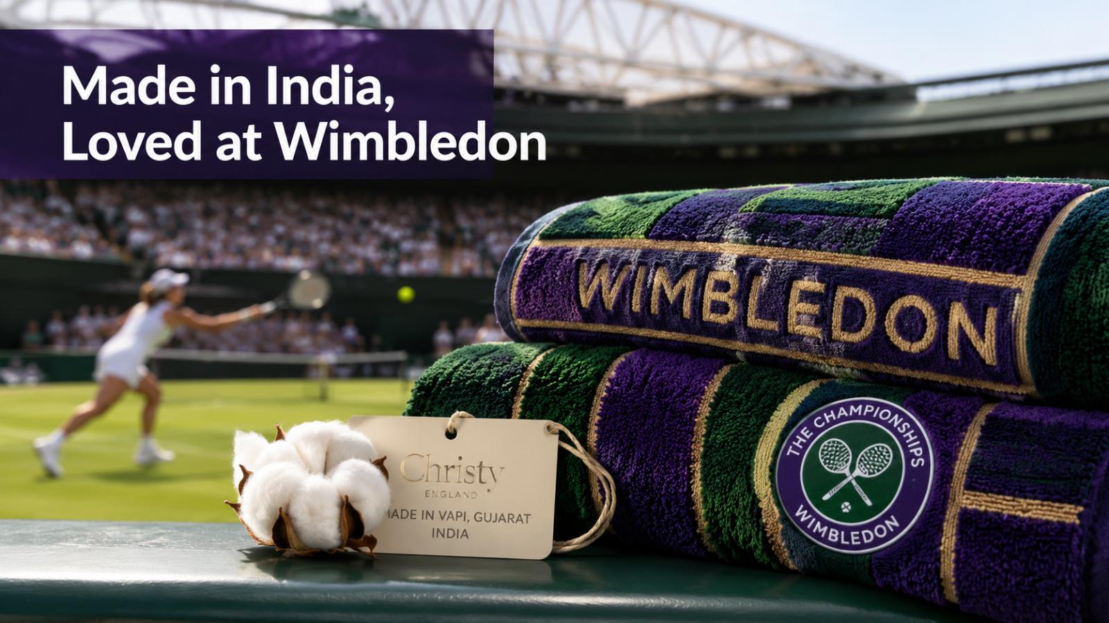 Wimbledon Towels Made in India Become Prized Player Souvenirs