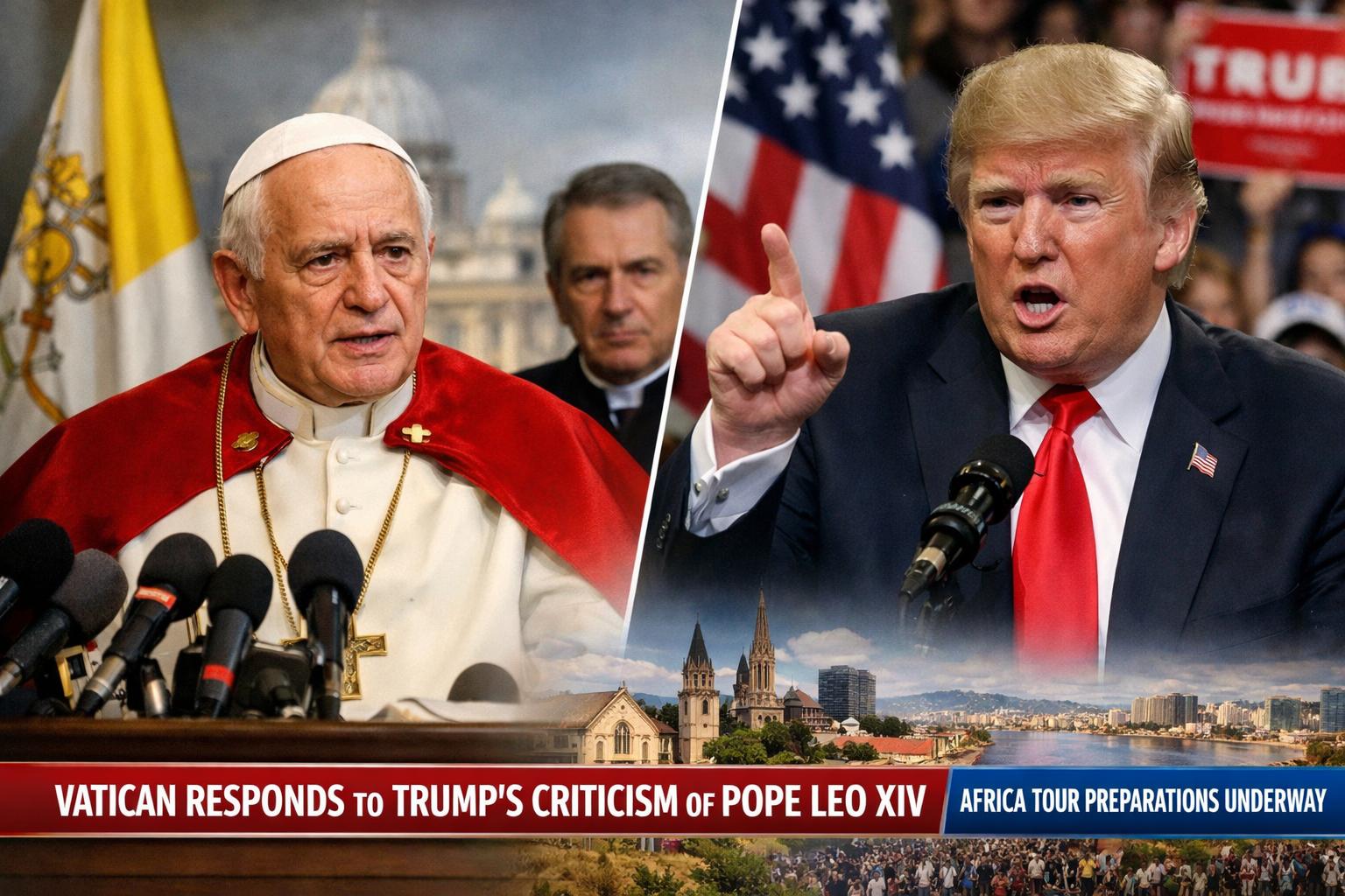 Vatican responds after Trump criticizes Pope Leo ahead of Africa visit