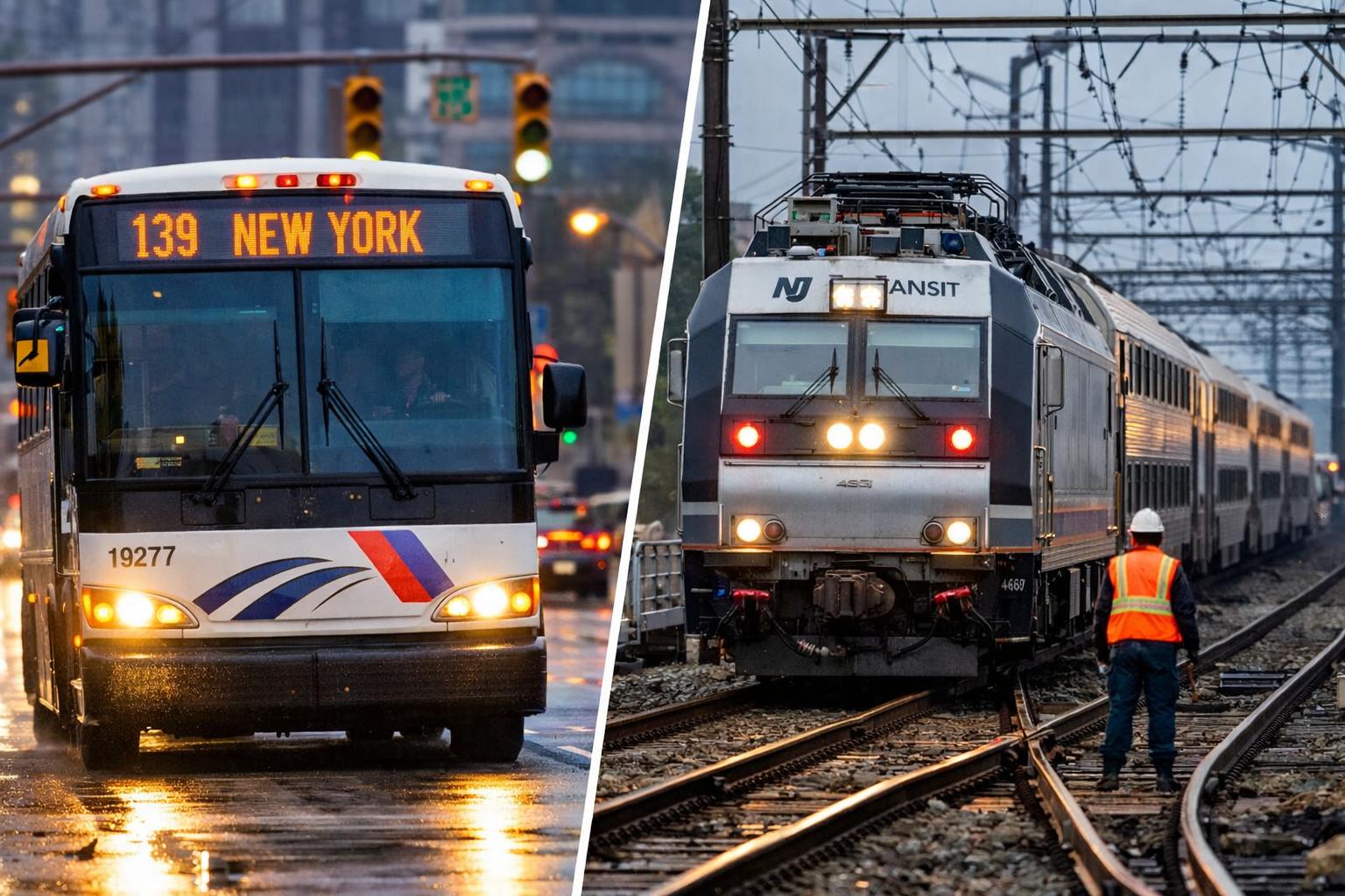 New Jersey Transit to resume bus and rail services Tuesday morning