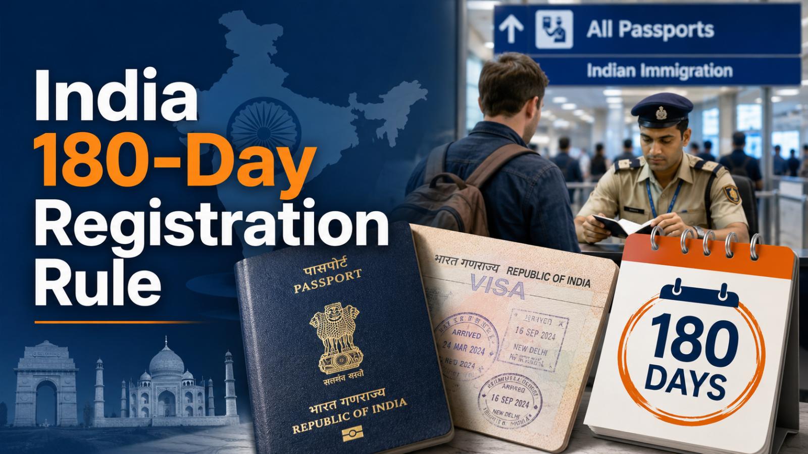 India’s 180-Day Registration Rule: What Foreign Visitors Should Know