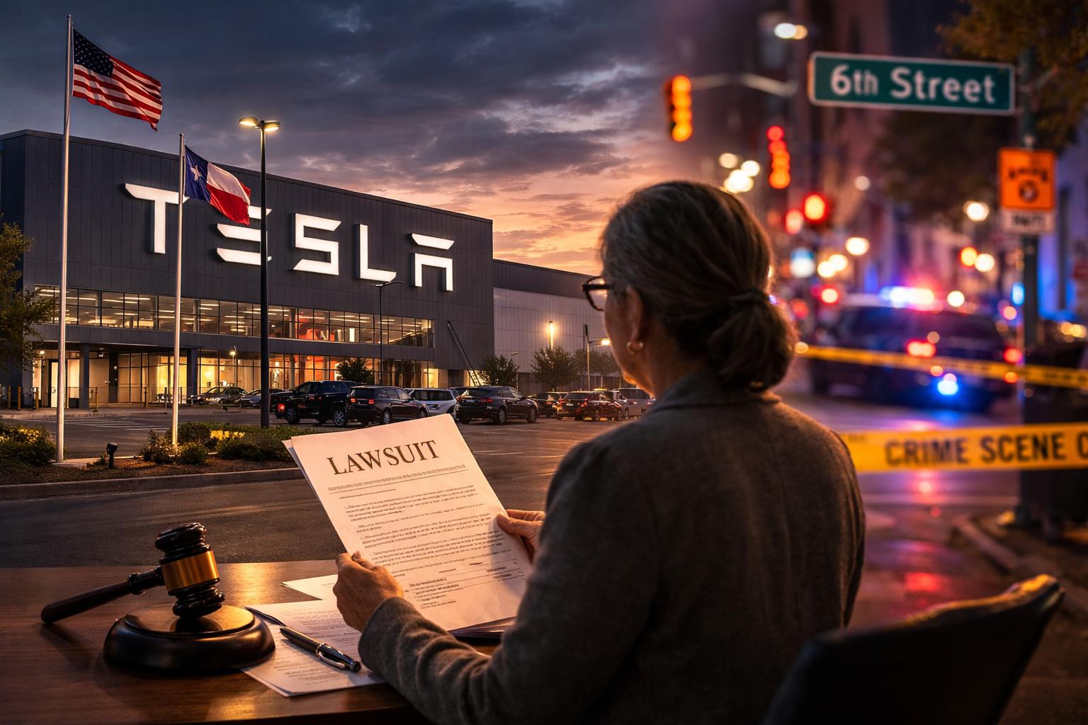 Lawsuit claims Tesla ignored warning signs before Austin Sixth Street shooting suspect
