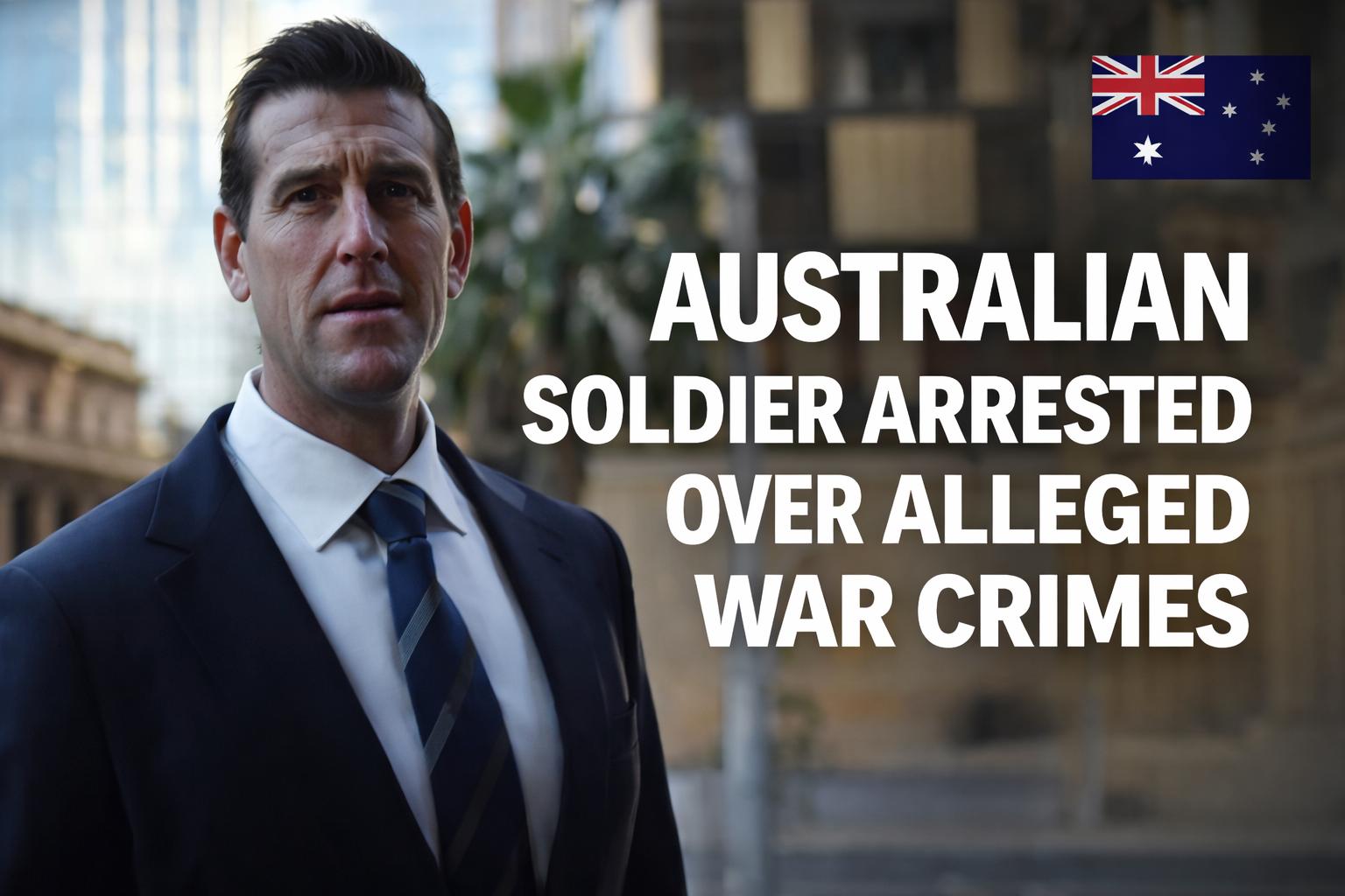 Australian soldier Ben Roberts-Smith arrested over alleged war crimes
