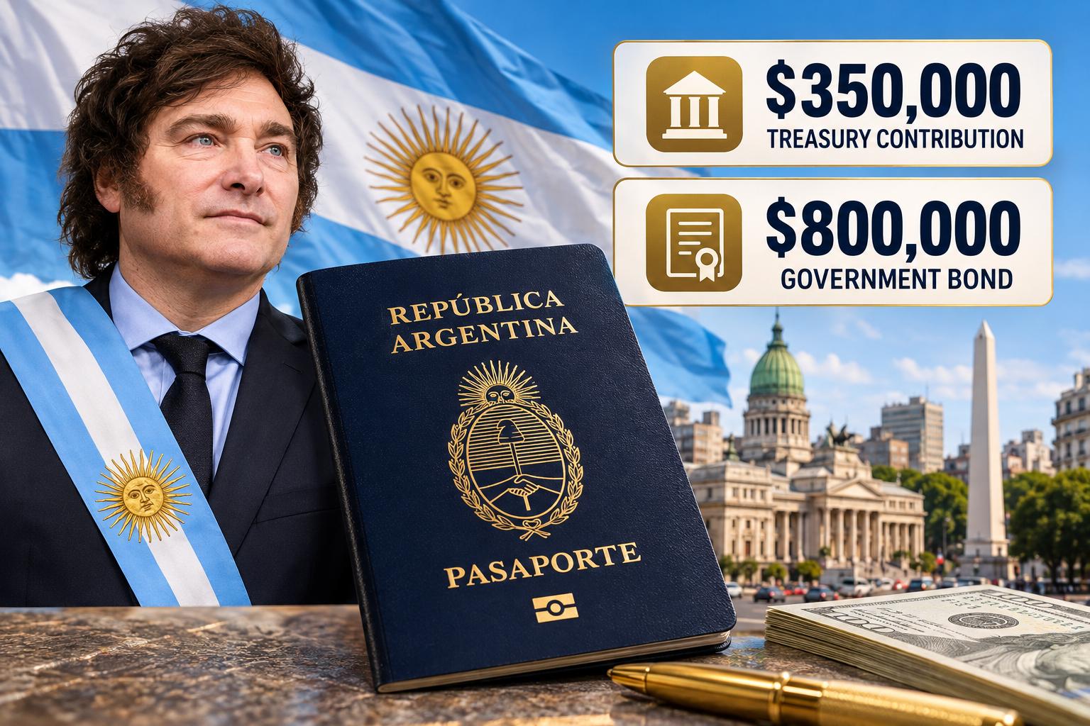 Argentina golden passport offers citizenship from $350,000