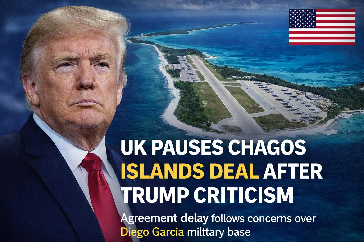 UK pauses Chagos Islands deal after Trump criticism over Diego Garcia