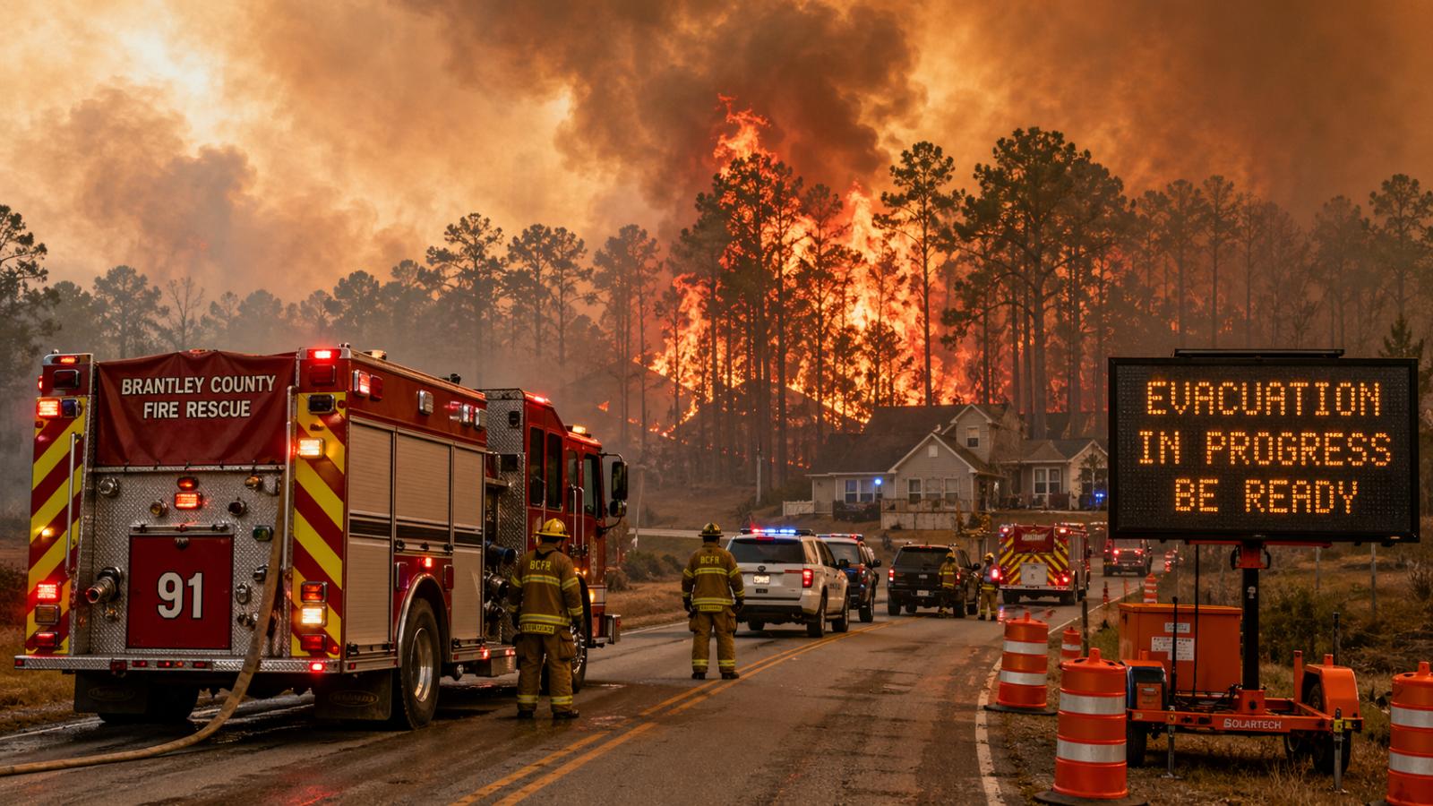 Wildfires intensify across Georgia and Florida, forcing evacuations