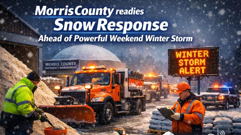Morris County Readies Snow Response Ahead of Powerful Weekend Winter Storm