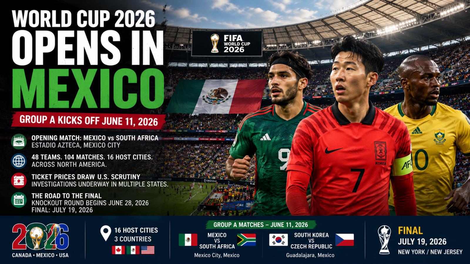 World Cup 2026 Opens in Mexico as Group A Begins