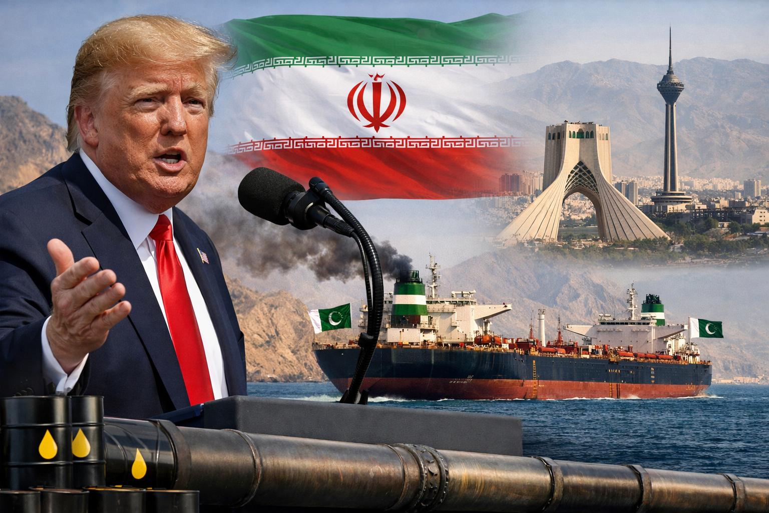 Trump claims Iran gifted oil shipments, cites talks progress