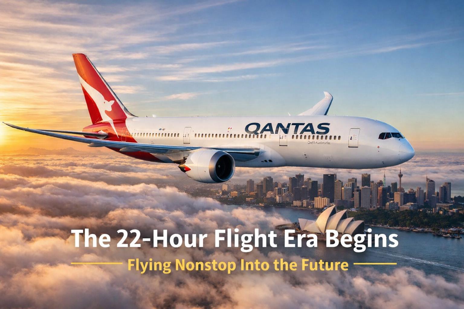 Qantas plans 22-hour nonstop flights from Sydney to London and New York