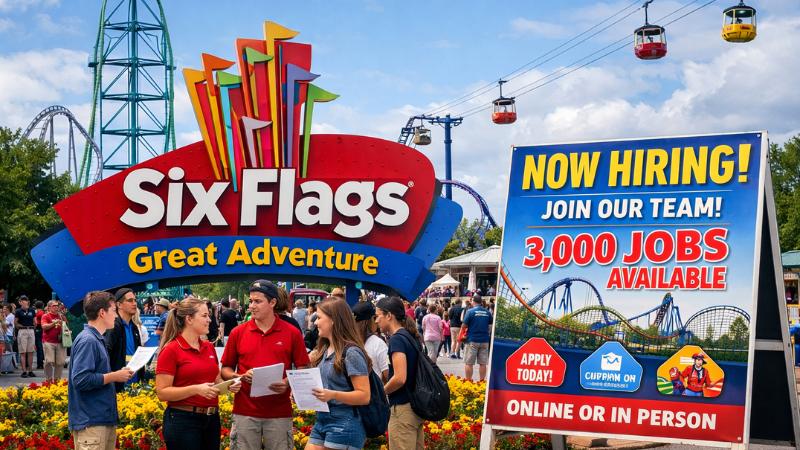 Six Flags Great Adventure to hire 3,000 seasonal workers for 2026 season